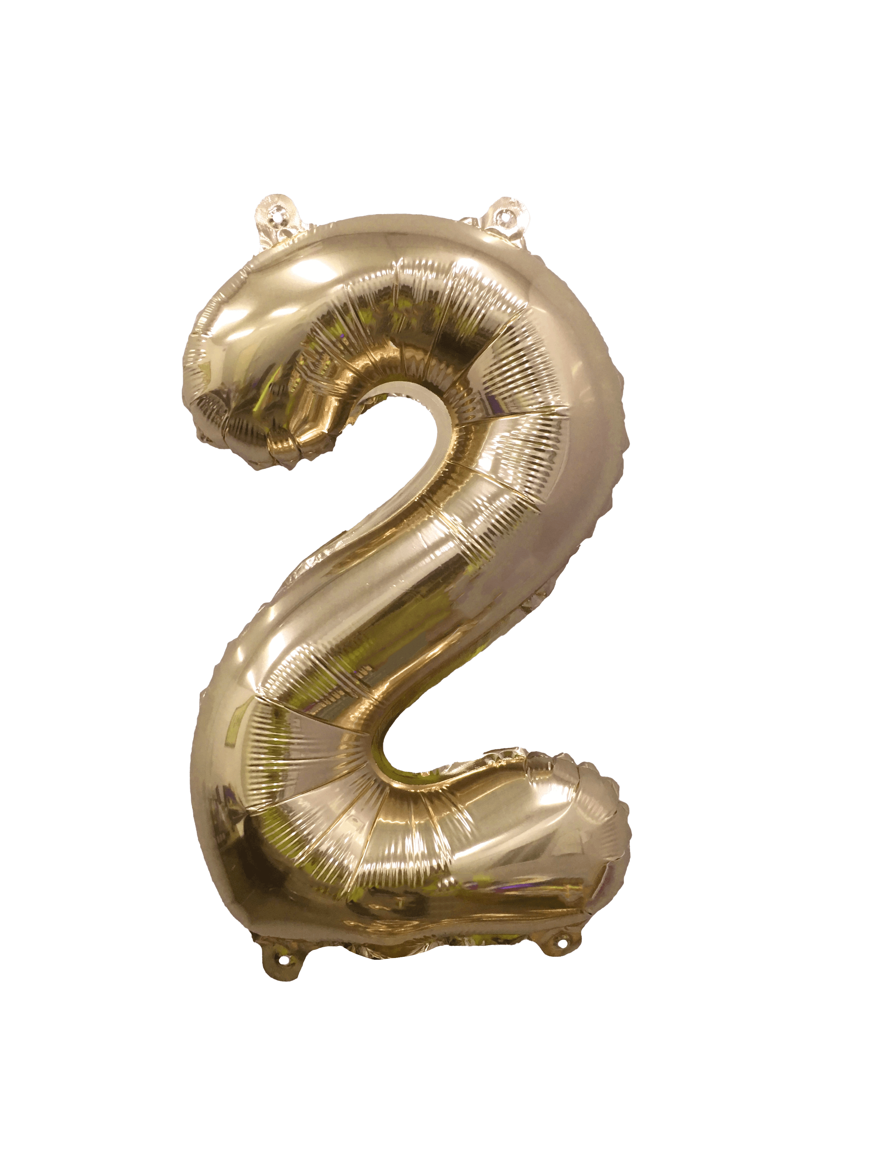 32" Ellie's Brand Mylar (Gold) Number 2 - Single Pack 